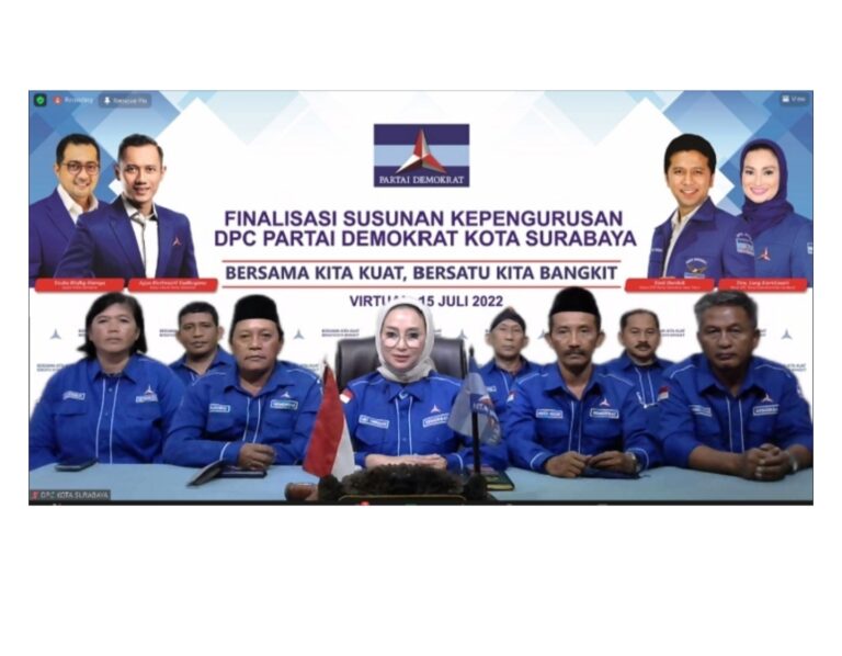 Lucy Kurniasari Pimpin DPC Partai Demokrat Surabaya Periode 2022 – 2027